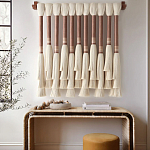 Плетеное настенное украшение с кистями Caballo Wall Hanging варинант исполнения - 1 | Loft Concept в Воронеже