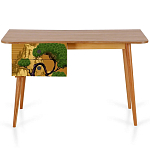 Письменный стол с принтом на ящиках Elise Desk варинант исполнения - 2 | Loft Concept в Воронеже