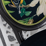 Стул чёрный из натурального бука с изображением птица в саду Blooming Magnolias варинант исполнения - 3 | Loft Concept в Воронеже