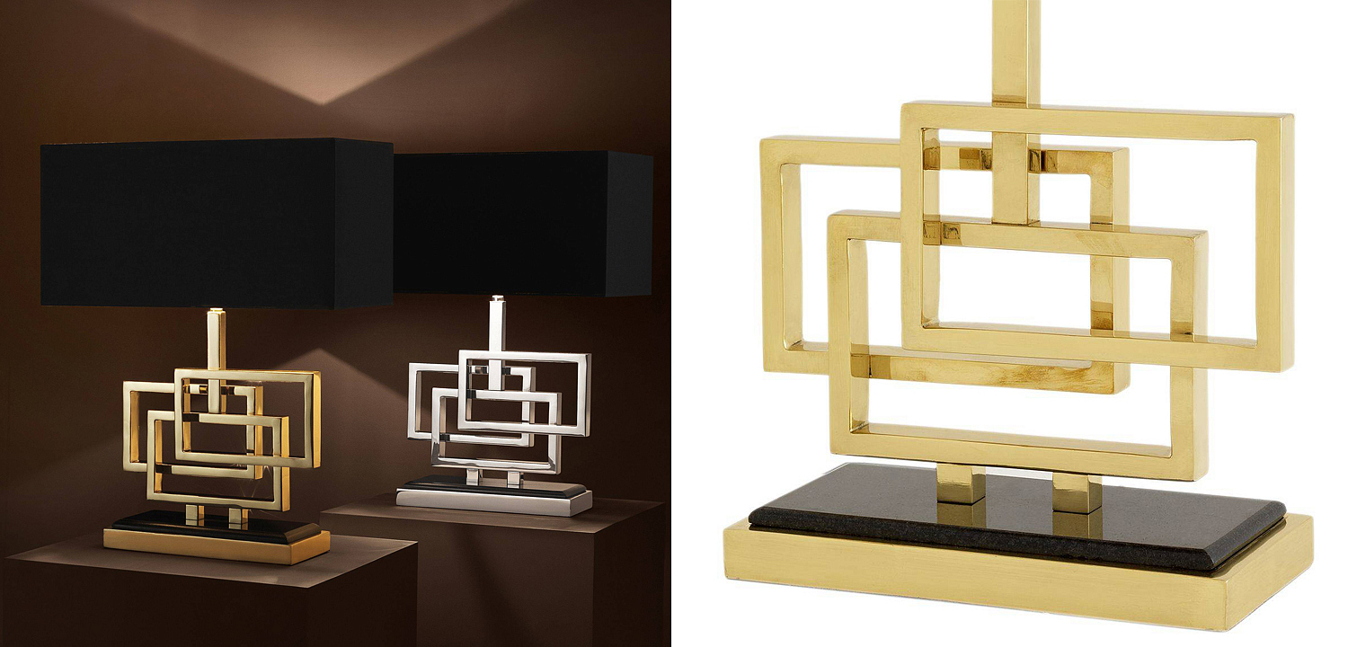 Настольная лампа Eichholtz Table Lamp Windolf Brass Настольная лампа Eichholtz Table Lamp Windolf Brass - Loft-Concept в Воронеже