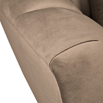 Дизайнерское кресло мягкое из серого велюра Serenity варинант исполнения - 3 | Loft Concept в Воронеже