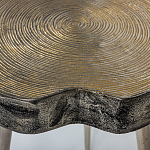 Металлический столик со столешницей в виде слеба Slabby варинант исполнения - 4 | Loft Concept в Воронеже