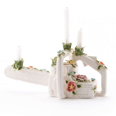 Дизайнерский подсвечник Flower Attitude The Chainsaw Дизайнерский подсвечник Flower Attitude The Chainsaw