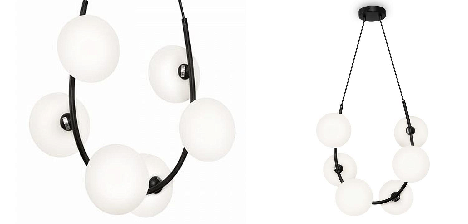 Люстра Marcan 6 Ball Chandelier Black Люстра Marcan 6 Ball Chandelier Black - Loft-Concept в Воронеже