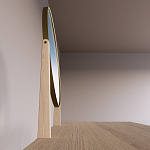 Туалетный Стол с зеркалом Primo Светлый дуб варинант исполнения - 6 | Loft Concept в Воронеже