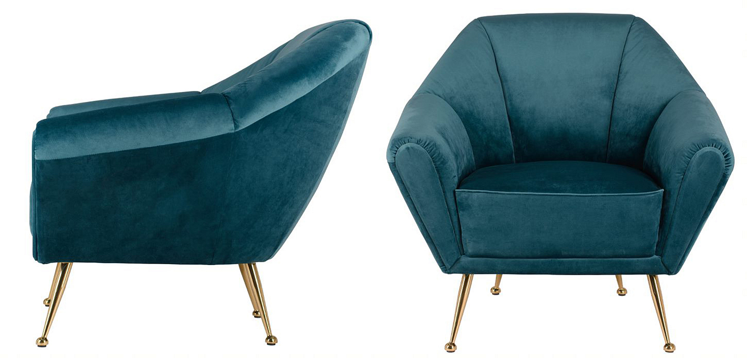 Кресло Brunner Chair blue Кресло Brunner Chair blue - Loft-Concept в Воронеже