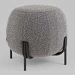 Пуф Флик ткань букле тёмно-серый варинант исполнения - 1 | Loft Concept в Воронеже