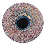 Бра круглое стеклянное с морозным эффектом Heterochromia варинант исполнения - 1 | Loft Concept в Воронеже