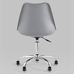 Офисный стул на металлическом основании EGGERY Grey варинант исполнения - 4 | Loft Concept в Воронеже