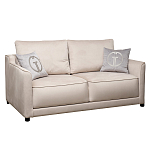 Диван двухместный раскладной светло-серый с кантом Pride варинант исполнения - 1 | Loft Concept в Воронеже