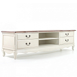 ТВ-тумба в стиле прованс из массива берёзы Interiors Romance варинант исполнения - 2 | Loft Concept в Воронеже