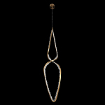 Подвесной светильник обрамленный элементами в виде кристаллов Smooth Shine варинант исполнения - 3 | Loft Concept в Воронеже