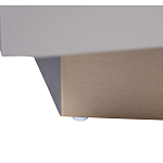 Комод со стеклянной столешницей и с выдвижными ящиками Minimalist Accent варинант исполнения - 6 | Loft Concept в Воронеже