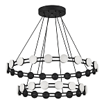 Люстра двухъярусная с круглыми светодиодными источниками света Maxine Light варинант исполнения - 3 | Loft Concept в Воронеже