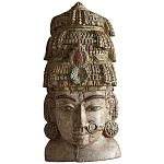 Арт-объект на стену Маска из массива акации Acacia Mask варинант исполнения - 2 | Loft Concept в Воронеже