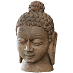 Статуэтка из камня Голова Будды Stone Buddha Head варинант исполнения - 2 | Loft Concept в Воронеже