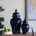 Ваза с крышкой однотонная Высота 31 см Chinoiserie Ceramics варинант исполнения - 8 | Loft Concept в Воронеже