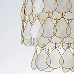 Подвесной светильник с декором из натуральной морской ракушки Iridescent Light варинант исполнения - 9 | Loft Concept в Воронеже