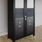 Дизайнерский шкаф витрина Elsa Dreams Black с 4-мя ящиками варинант исполнения - 2 | Loft Concept в Воронеже