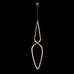 Подвесной светильник обрамленный элементами в виде кристаллов Smooth Shine варинант исполнения - 1 | Loft Concept в Воронеже