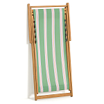 Шезлонг из акации и ткани Argentina варинант исполнения - 8 | Loft Concept в Воронеже