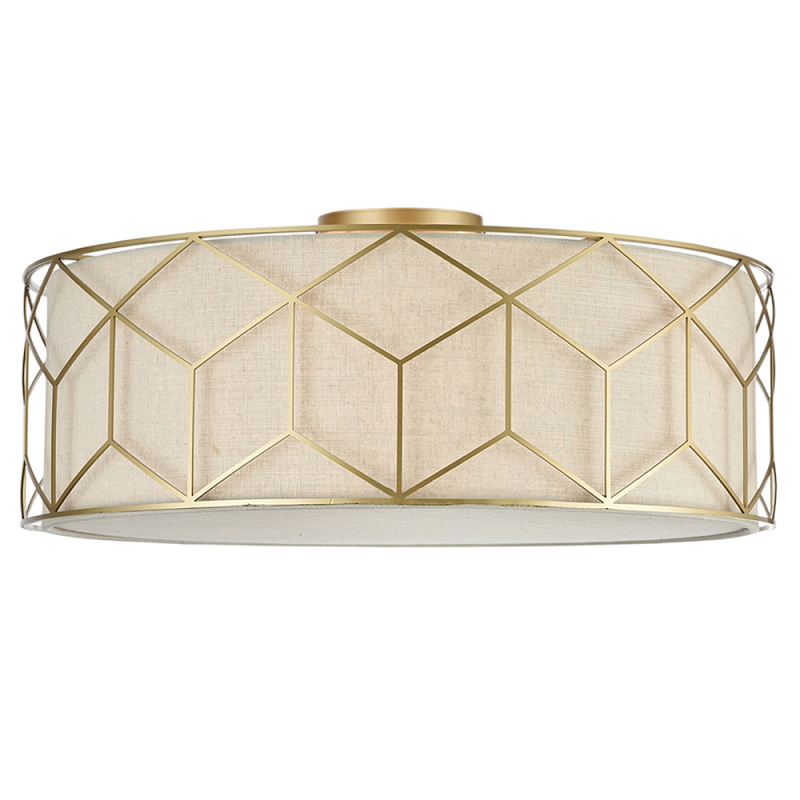 Потолочный светильник Messina Е27 Золотой Бежевый в Воронеже | Loft Concept 