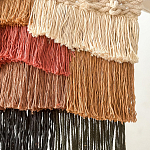 Текстильное Панно с бахромой варинант исполнения - 1 | Loft Concept в Воронеже