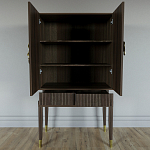 Кабинетный шкаф Elsa Dreams Walnut с 2-мя ящиками варинант исполнения - 4 | Loft Concept в Воронеже