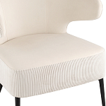 Современное мягкое кресло на металлических ножках Rakush Milk варинант исполнения - 6 | Loft Concept в Воронеже