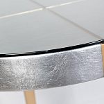 Столик журнальный серебристый с круглой столешницей Showing Refinement варинант исполнения - 1 | Loft Concept в Воронеже