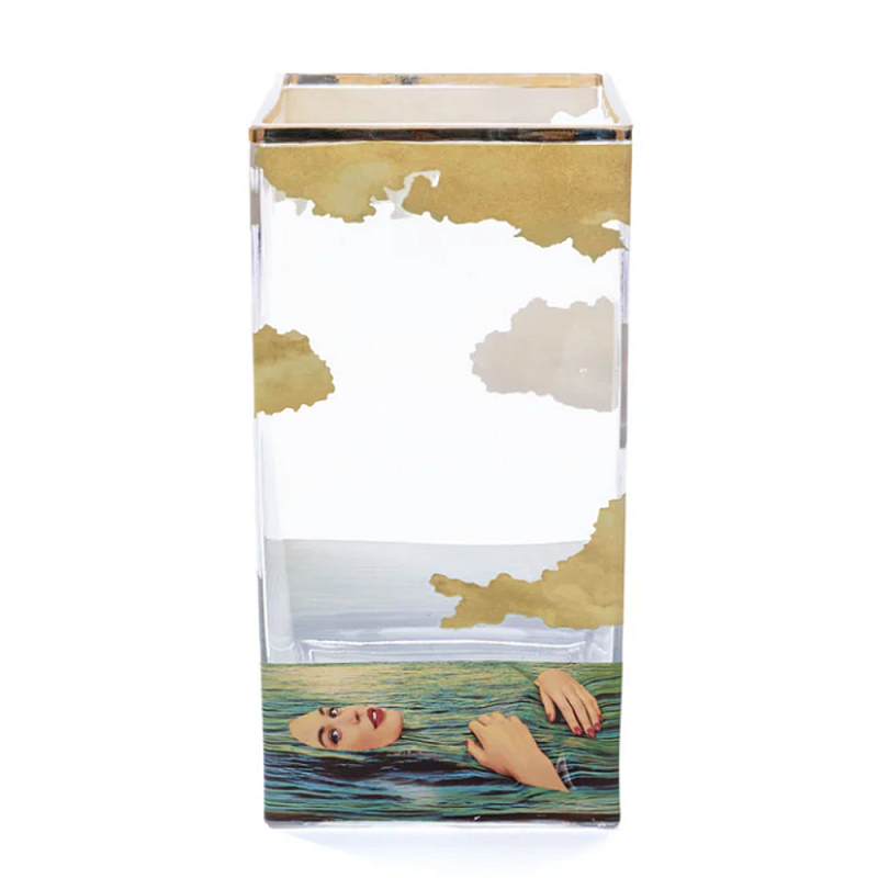 Стеклянная ваза SELETTI Seagirl Big  Мульти в Воронеже | Loft Concept 