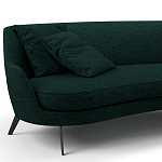 Мебельная ткань Шенилл темно-зеленый цвет 138 см T4-36 варинант исполнения - 5 | Loft Concept в Воронеже