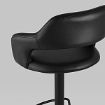 Барный стул черного цвета Strohach варинант исполнения - 6 | Loft Concept в Воронеже