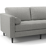 Мебельная ткань Шенилл серый цвет 138 см T4-29 варинант исполнения - 5 | Loft Concept в Воронеже