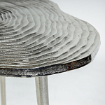 Металлический кофейный столик Puddle Silver варинант исполнения - 2 | Loft Concept в Воронеже