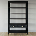 Стеллаж с двумя ящиками Elsa Dreams Black варинант исполнения - 4 | Loft Concept в Воронеже