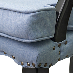 Кресло Aubrey Classical Armchair blue flax варинант исполнения - 4 | Loft Concept в Воронеже
