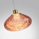 Подвесной светильник с прозрачным стеклянным плафоном округлой формы Effervia  варинант исполнения - 3 | Loft Concept в Воронеже