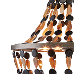 Люстра каплевидной формы с подвесками в виде декоративных бусин Flat Beads варинант исполнения - 1 | Loft Concept в Воронеже