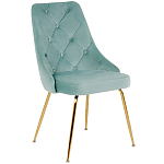 Стул в мятной велюровой обивке Ward Mint Velour Chair варинант исполнения - 1 | Loft Concept в Воронеже