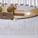 Люстра подвесная круглая со стеклянными трубками Nembus варинант исполнения - 3 | Loft Concept в Воронеже