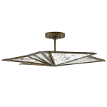 Потолочный светильник фигурный с состаренными зеркальными панелями Antique Mirror варинант исполнения - 2 | Loft Concept в Воронеже