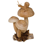 Статуэтка из дерева улитка Animals of the World варинант исполнения - 4 | Loft Concept в Воронеже