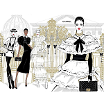 Megan Hess. Elegance варинант исполнения - 4 | Loft Concept в Воронеже