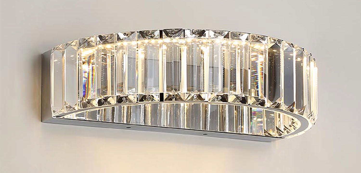 Бра Crystal Shine Linda Chrome Wall Lamp A Бра Crystal Shine Linda Chrome Wall Lamp A - Loft-Concept в Воронеже