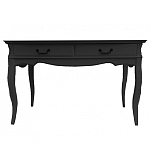 Консоль черного цвета из массива бука в стиле прованс Black Provence варинант исполнения - 2 | Loft Concept в Воронеже