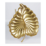 Столик приставной с столешницей Тропический лист Tropical Forest gold варинант исполнения - 4 | Loft Concept в Воронеже