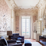 Обои ручная роспись Earlham Almost Mauve варинант исполнения - 2 | Loft Concept в Воронеже