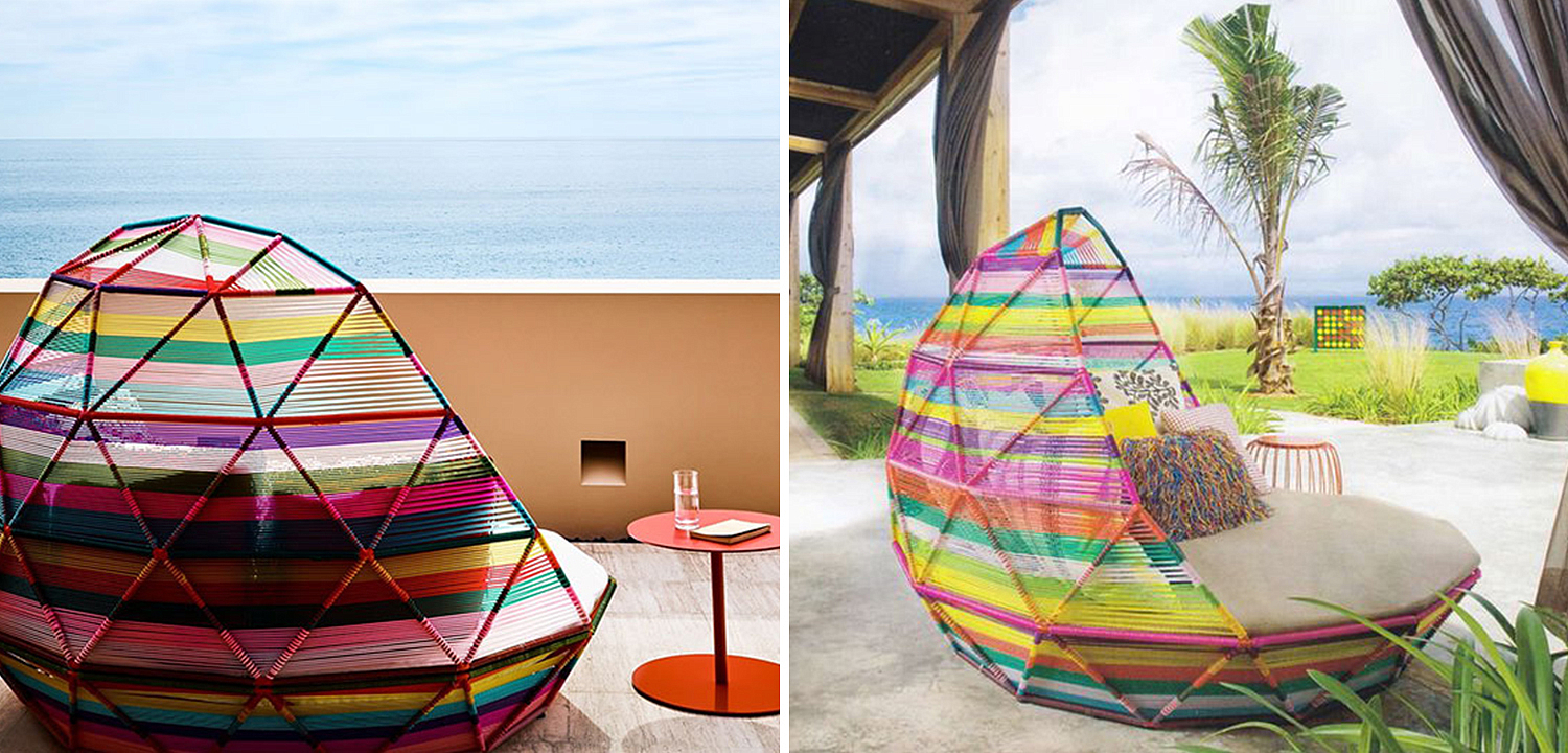 Кровать для улицы Moroso Day Bed Tropicalia Кровать для улицы Moroso Day Bed Tropicalia - Loft-Concept в Воронеже