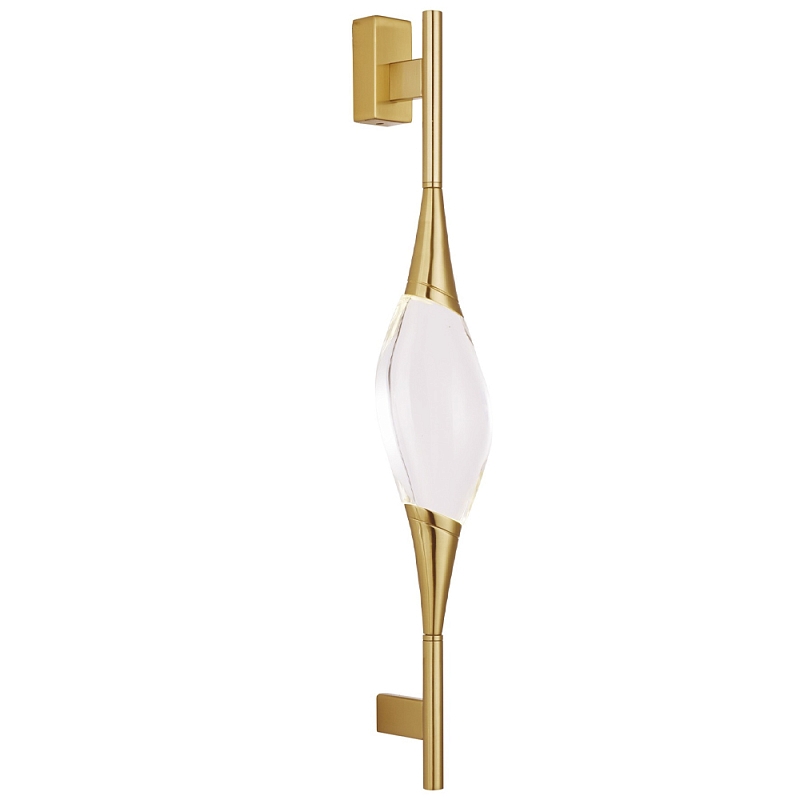 Бра с хрустальным плафоном Renee Golden Glass Drops Light Wall Lamp Золотой Прозрачное Стекло Бра с хрустальным плафоном Renee Golden Glass Drops Light Wall Lamp Золотой Прозрачное Стекло в Воронеже | Loft Concept